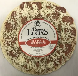 Lucia's Pizza Pepperoni Pizza