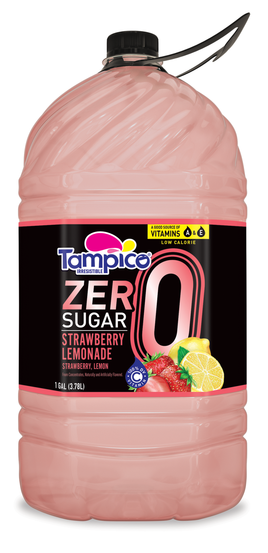 slide 1 of 1, Tampico Juice Strawberry Lemonade Zero, 128 oz