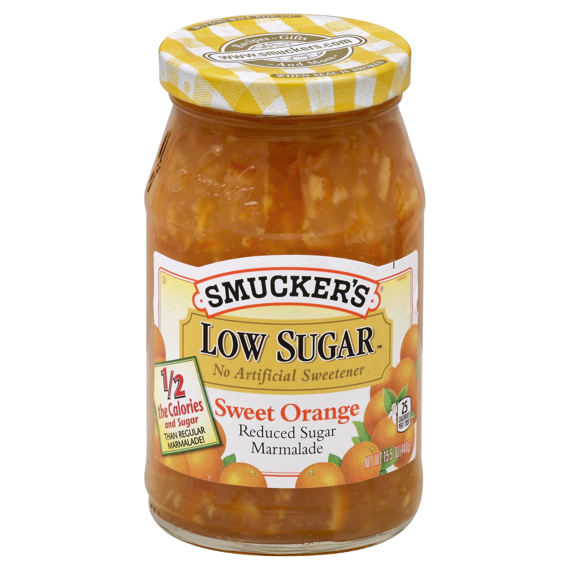 slide 1 of 1, Smucker's Low Sugar Sweet Orange Marmalade, 15.5 oz