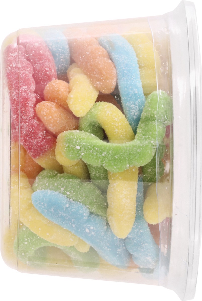 slide 3 of 9, DSD Merchandisers Neon Sour Gummy Worms 13 oz, 13 oz