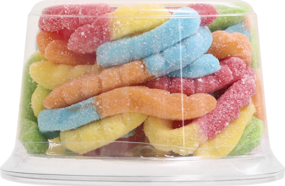 slide 8 of 9, DSD Merchandisers Neon Sour Gummy Worms 13 oz, 13 oz