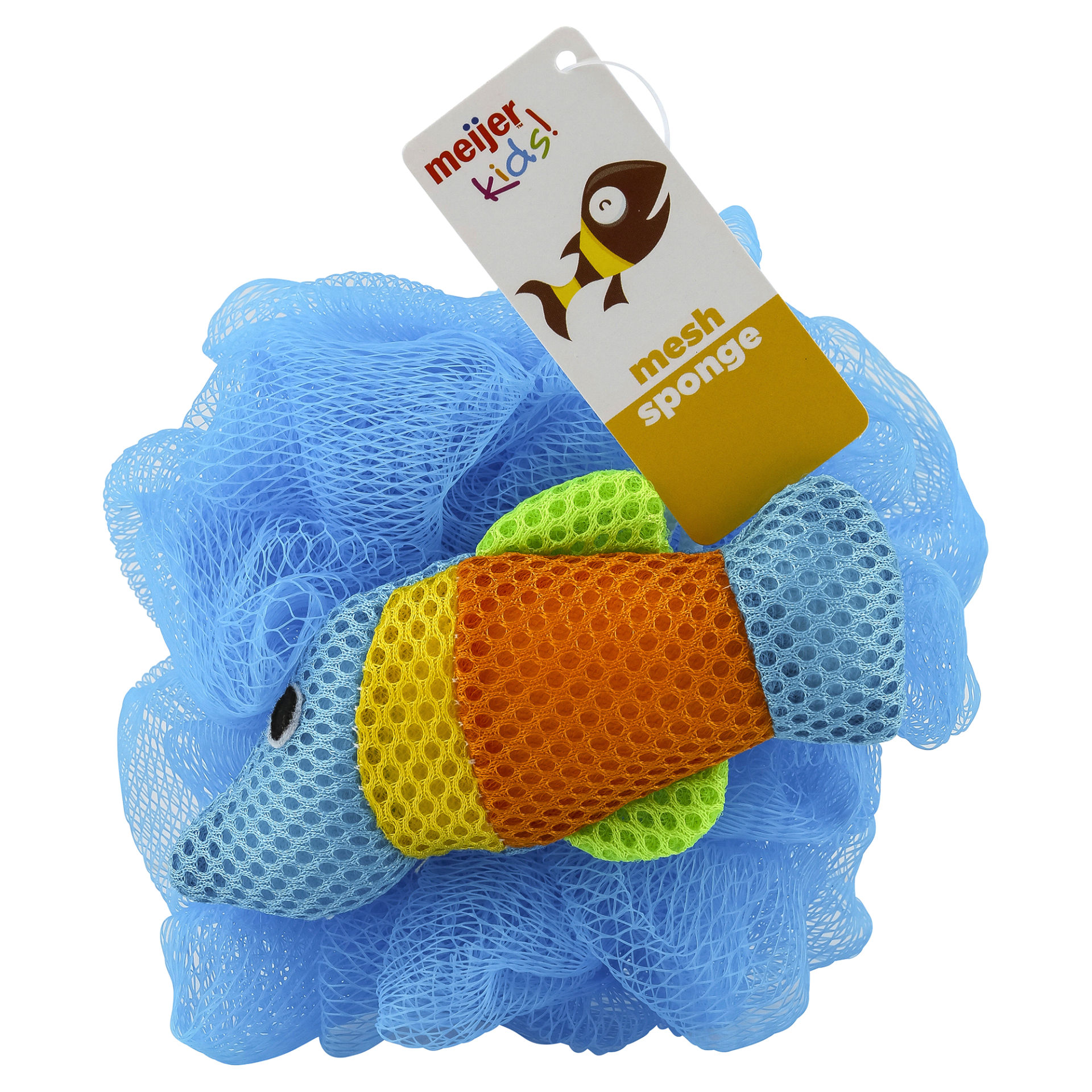 slide 1 of 2, Meijer Kids! Mesh Sponge, Sea Creature, 1 ct