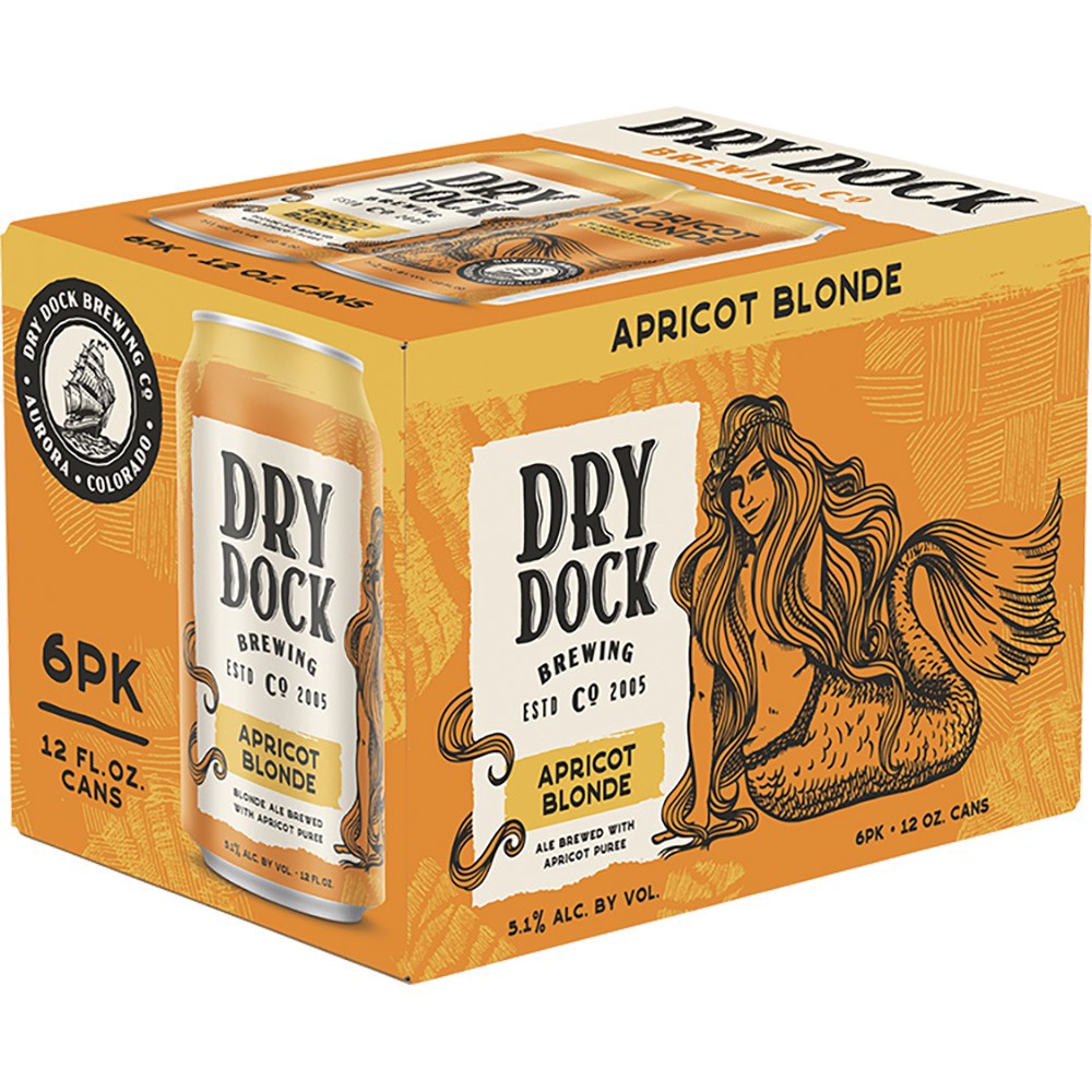 slide 1 of 1, Dry Dock Brewing Co 6 Pack Apricot Blonde Beer 6 ea, 6 ct; 12 fl oz