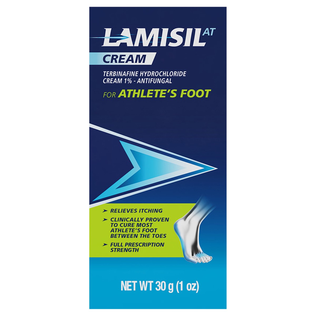 slide 10 of 10, Lamisil AT LamisilAT Athlete's Foot Cream 1oz, 1 oz