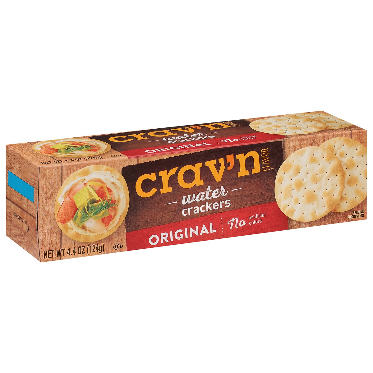 slide 4 of 9, Crav'n Flavor Original Water Crackers 4.4 oz, 4.4 oz