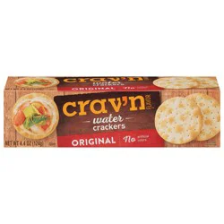 Crav'n Flavor Water Original Crackers 4.4 oz