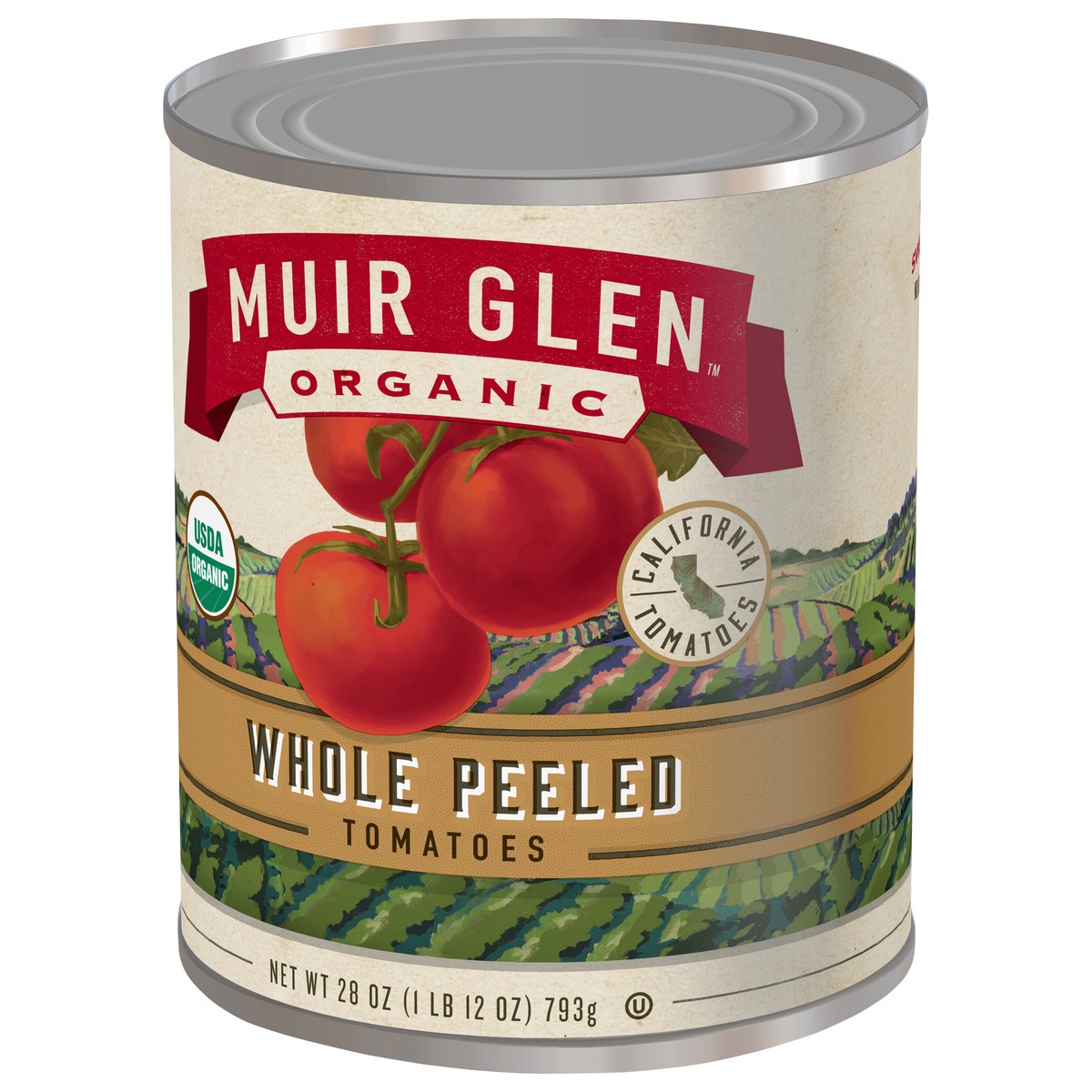 slide 7 of 9, Muir Glen Whole Peeled Canned Tomatoes, 28 oz., 28 oz