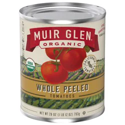 Muir Glen Organic Whole Peeled Canned Tomatoes, 28 oz.