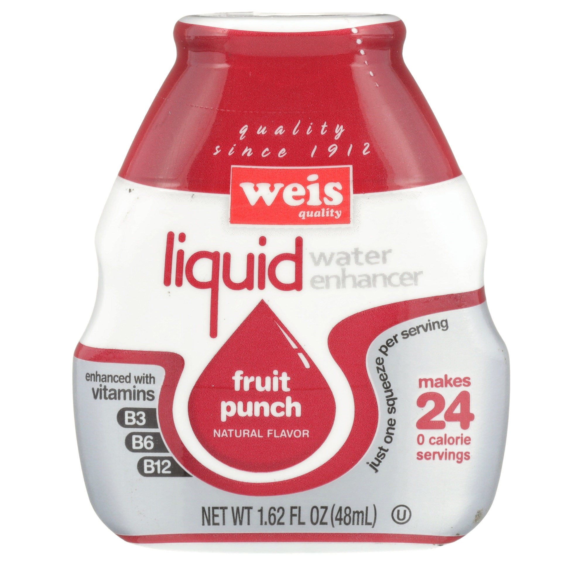 slide 1 of 6, Weis Quality Fruit Punch Water Enhancer - 1.62 fl oz, 1.62 fl oz