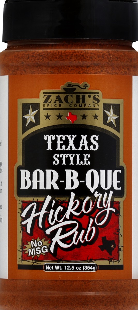 slide 2 of 2, Zachs Hickory Rub 12.5 oz, 12.5 oz