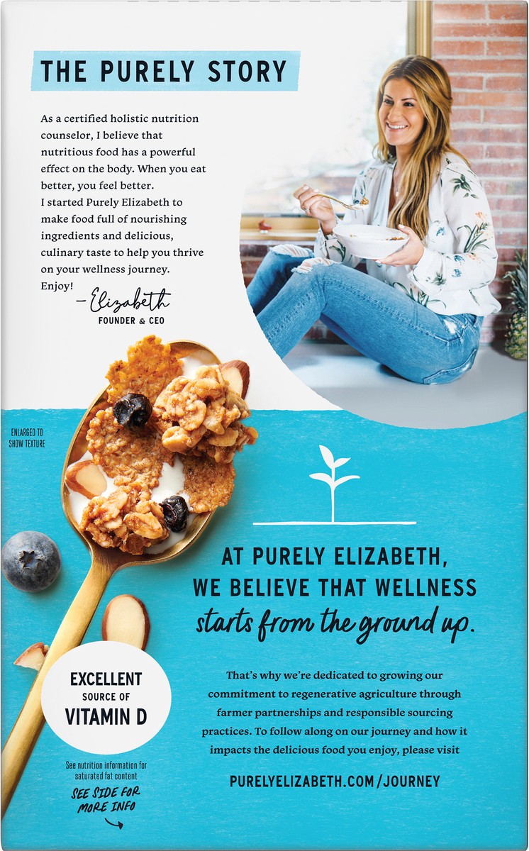 slide 7 of 9, Purely Elizabeth Vanilla Blueberry Almond Cereal, 1 ct
