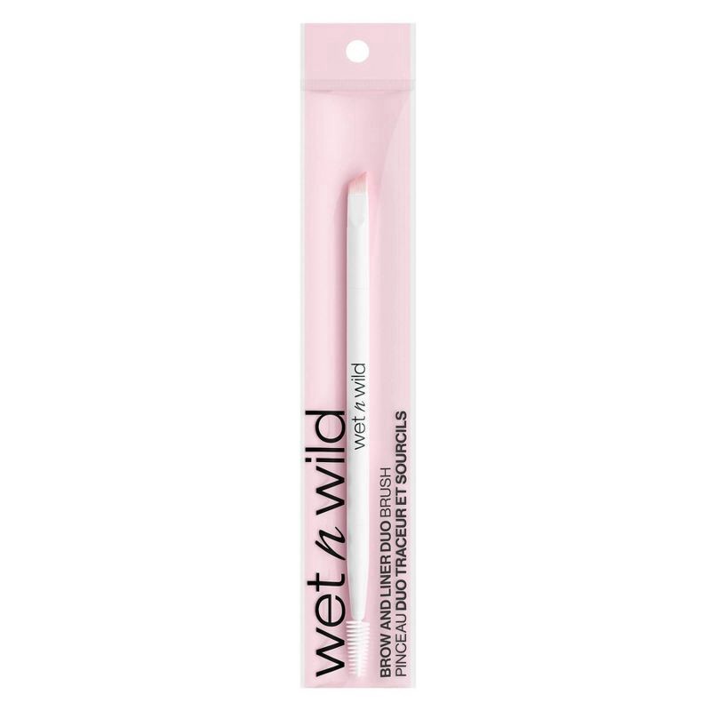 slide 2 of 3, wet n wild Essential Brush - Brow & Liner Duo Brush, 1 ct