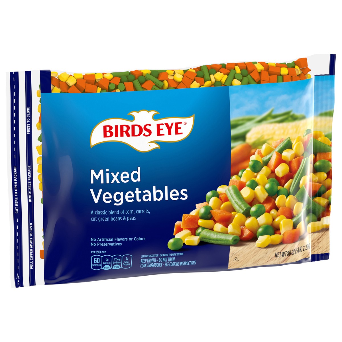 slide 10 of 11, Birds Eye Mixed Vegetables 80 oz, 5 lb