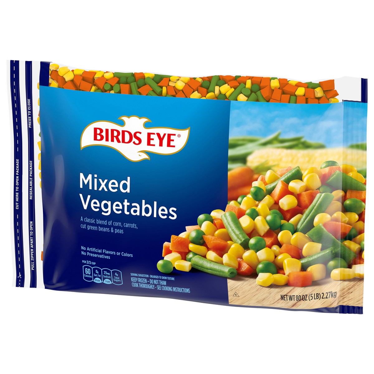 slide 11 of 11, Birds Eye Mixed Vegetables 80 oz, 5 lb