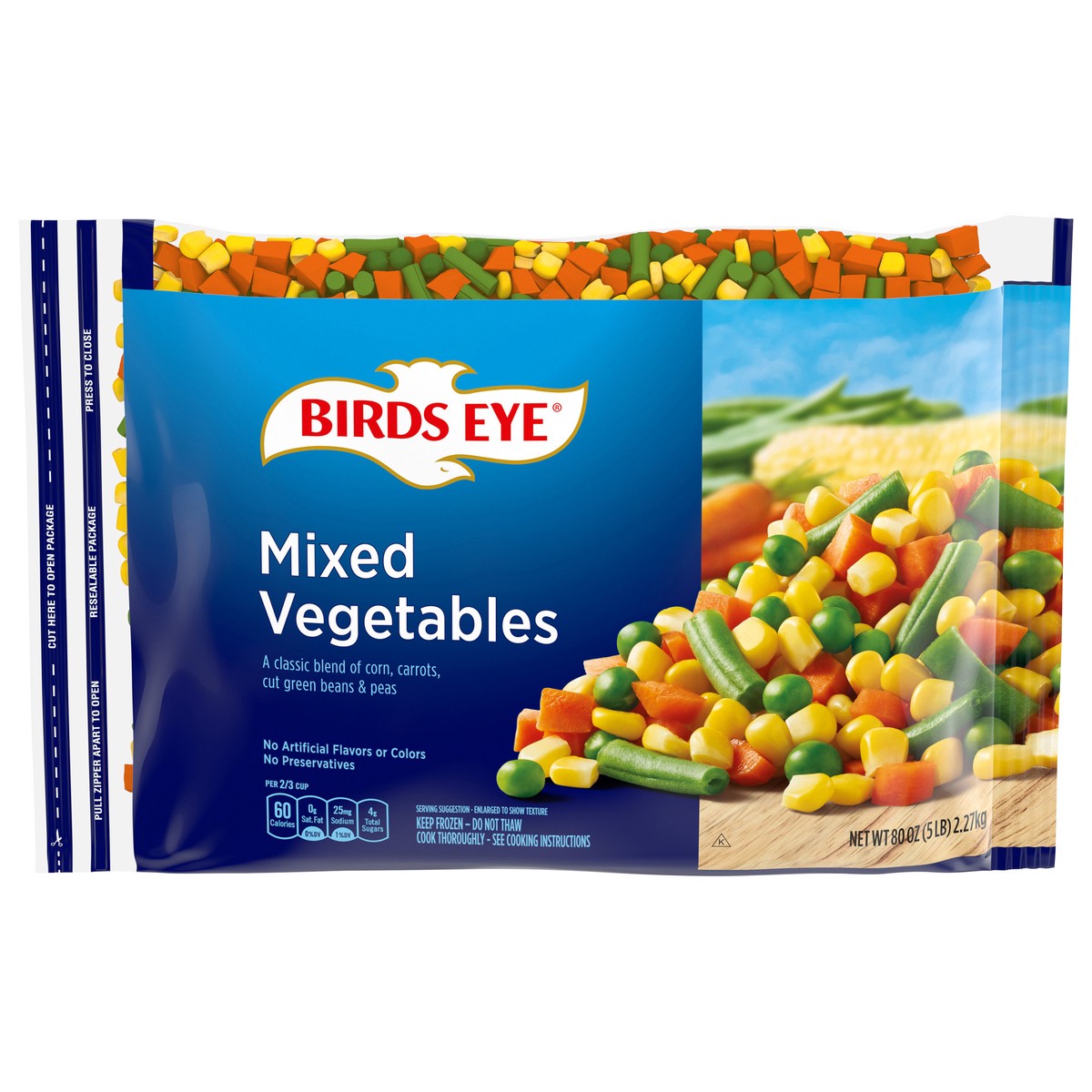 slide 8 of 11, Birds Eye Mixed Vegetables 80 oz, 5 lb