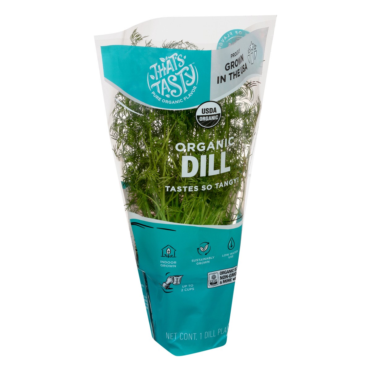 slide 9 of 11, That's Tasty Living Organic Dill - Ea, 6 oz