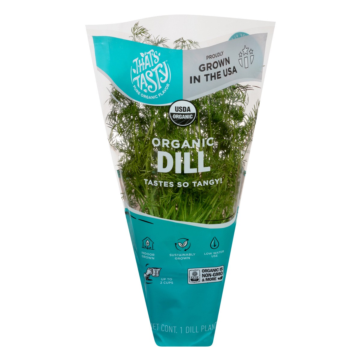 slide 11 of 11, That's Tasty Living Organic Dill - Ea, 6 oz