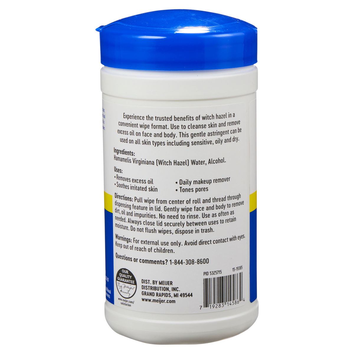 slide 3 of 13, Meijer Witch Hazel Wipes, 40 Count, 40 ct
