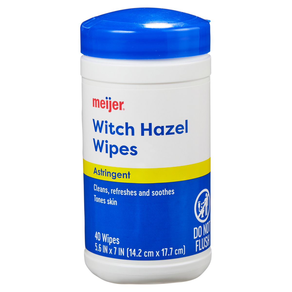 slide 1 of 13, Meijer Witch Hazel Wipes, 40 Count, 40 ct