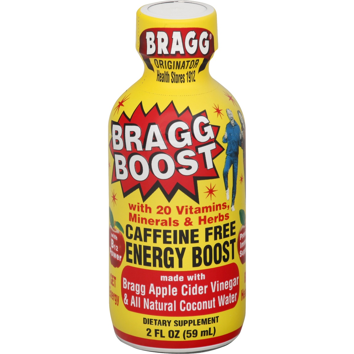 slide 1 of 1, Bragg Energy Boost, Caffeine Free - 2 oz, 2 oz