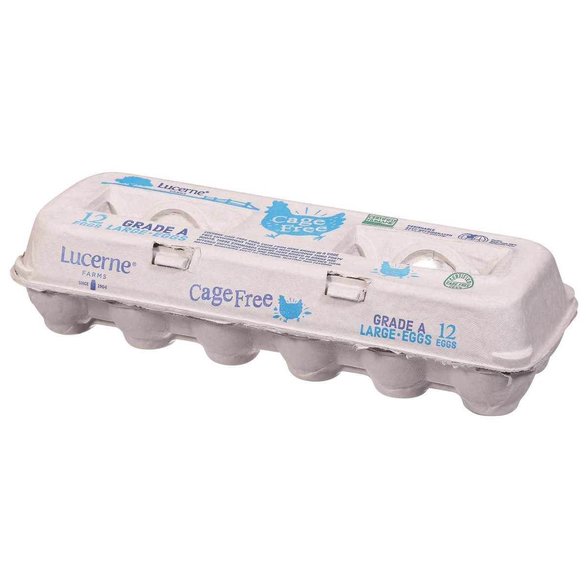 slide 8 of 9, Lucerne Farms Eggs Large Cage Free - 12 Count, 12 ct