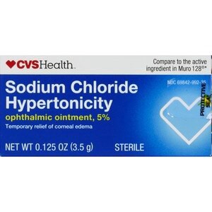 slide 1 of 1, CVS Health Sodium Chloride Hypertonicity Ophthalmic Ointment, 0.125 Oz, 1 ct
