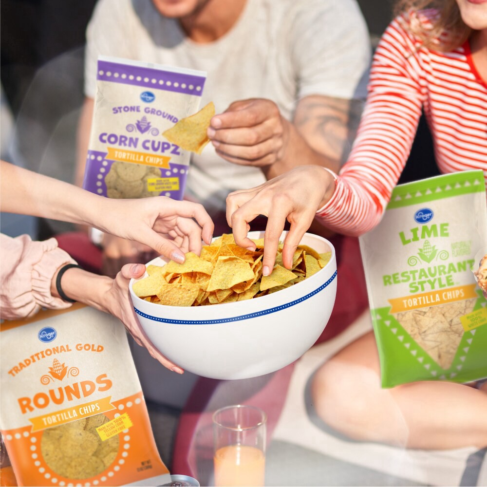 slide 4 of 4, Kroger Traditional White Corn Tortilla Rounds, 18 oz