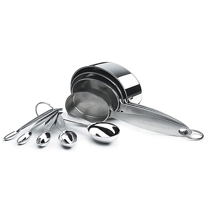 slide 2 of 2, Cuisipro Stainless Steel Measuring Cups and Spoons Set, 1 ct