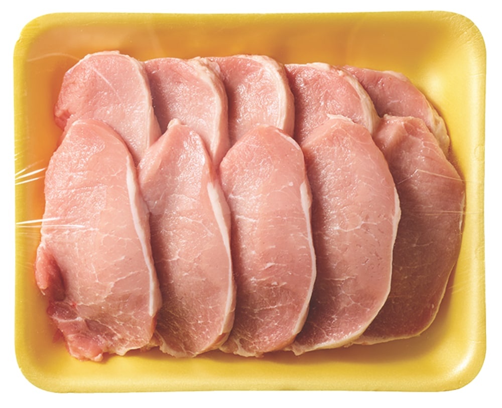 slide 1 of 1, Pork Boneless Loin Chops 10 Chops Per Pack, 2.5 lb