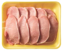 Pork Boneless Loin Chops 10 Chops Per Pack