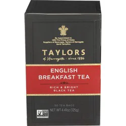 Taylors of Harrogate English Breakfast Tea 50 Tea Bags