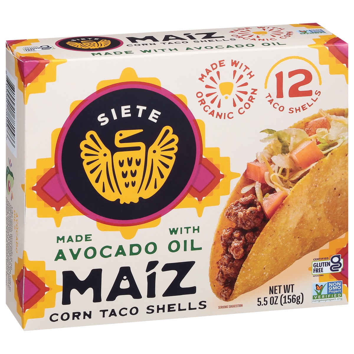 slide 3 of 14, Siete Maiz Corn Taco Shells 12 Each, 12 ct