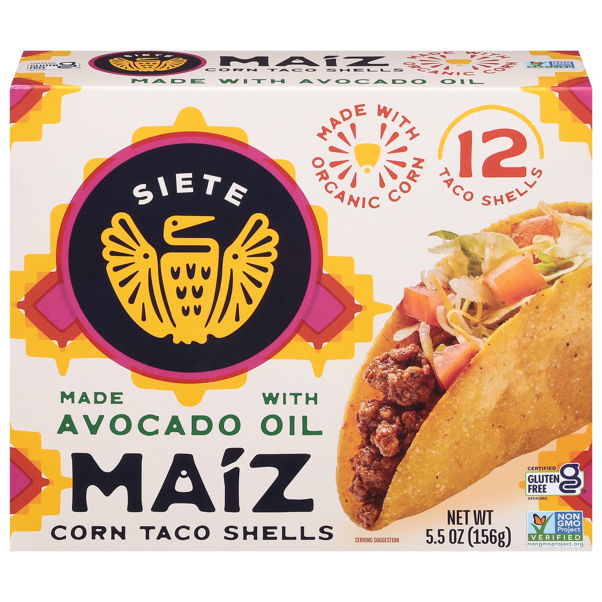 slide 6 of 14, Siete Maiz Corn Taco Shells 12 Each, 12 ct