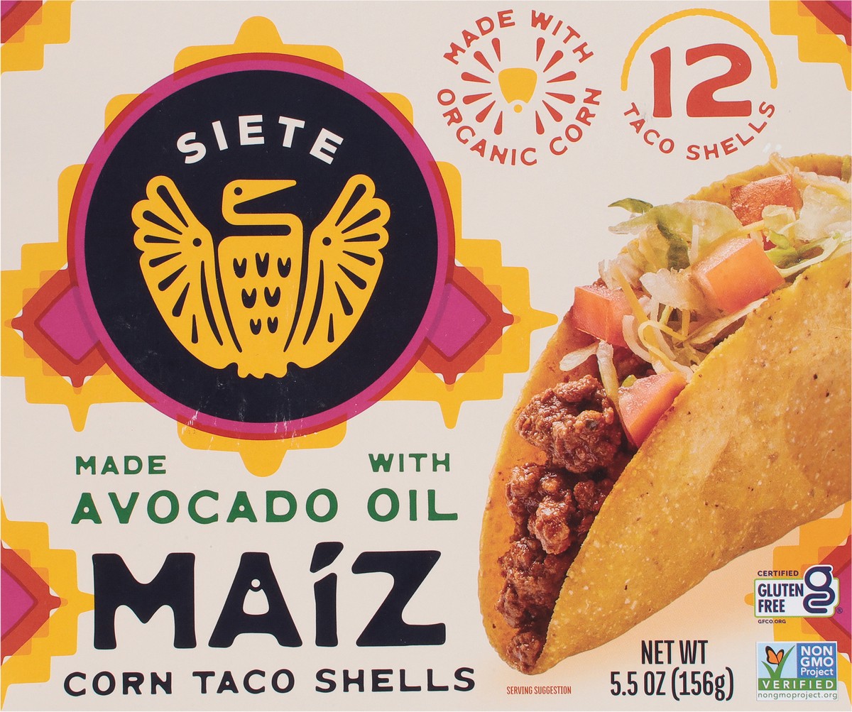 slide 2 of 14, Siete Maiz Corn Taco Shells 12 Each, 12 ct