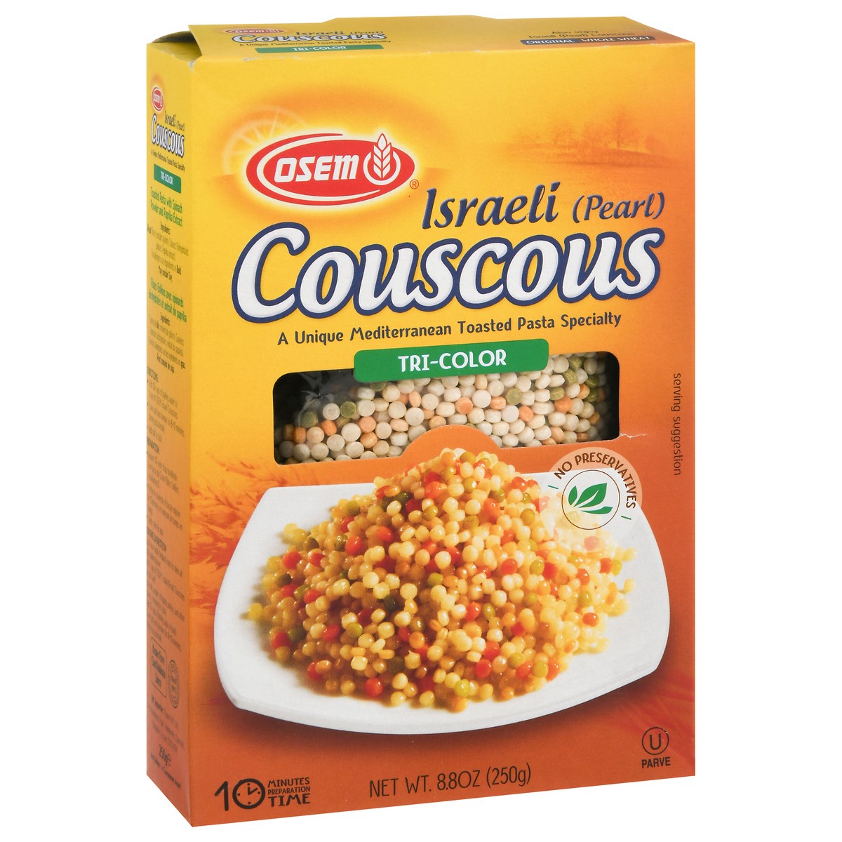 slide 3 of 9, Osem Tri-Color Israeli Couscous 8.8 oz, 8.80 oz