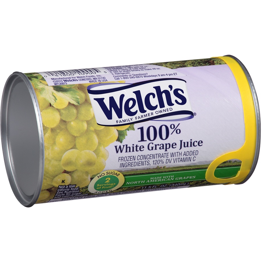 slide 2 of 5, Welch's 100% White Grape Juice Frozen Concentrate, 11.5 fl oz