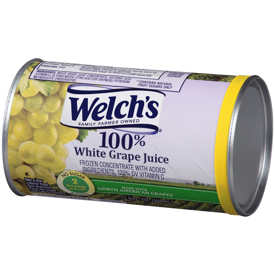 slide 3 of 5, Welch's 100% White Grape Juice Frozen Concentrate, 11.5 fl oz