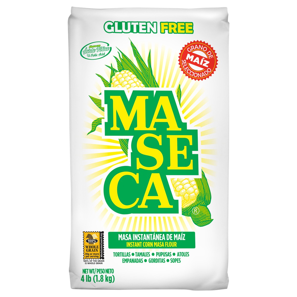 slide 6 of 14, MASECA Traditional Instant Corn Masa Flour 1.8 kg Canada, 1 ct