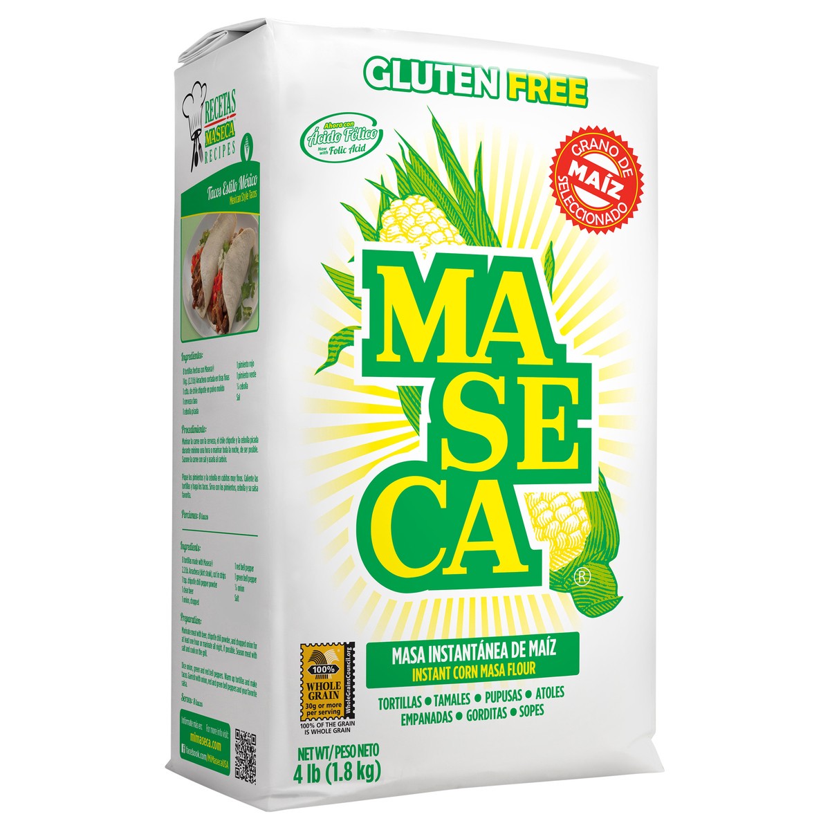 slide 5 of 14, MASECA Traditional Instant Corn Masa Flour 1.8 kg Canada, 1 ct