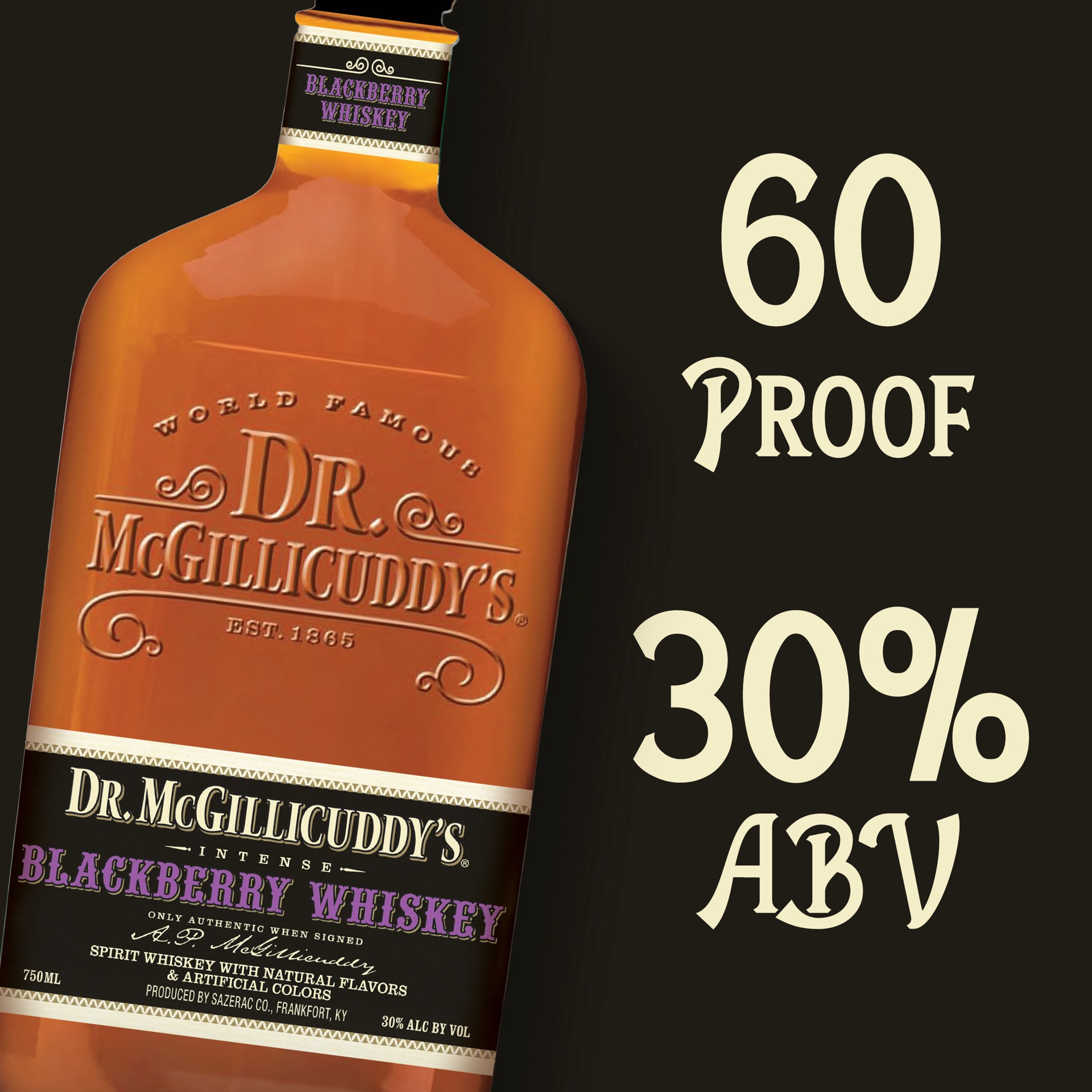 slide 5 of 5, Dr. McGillicuddy's Blackberry Whiskey, 750 ml