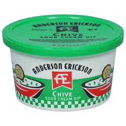 Anderson Erickson Dairy Chive Sour Cream Dip 8 oz
