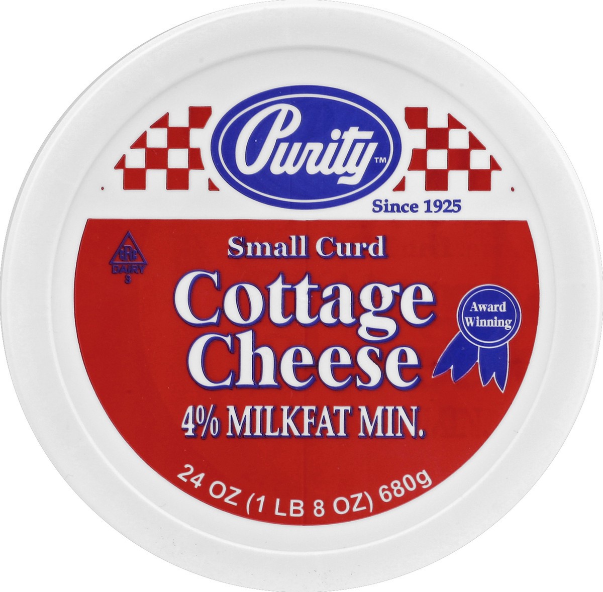slide 4 of 5, Purity Small Curd Cottage Cheese, 24 oz