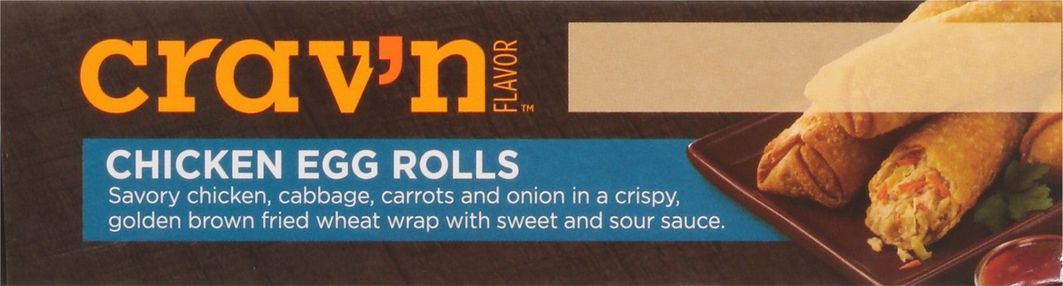 slide 4 of 10, Crav'n Flavor Chicken Egg Rolls, 12.2 oz