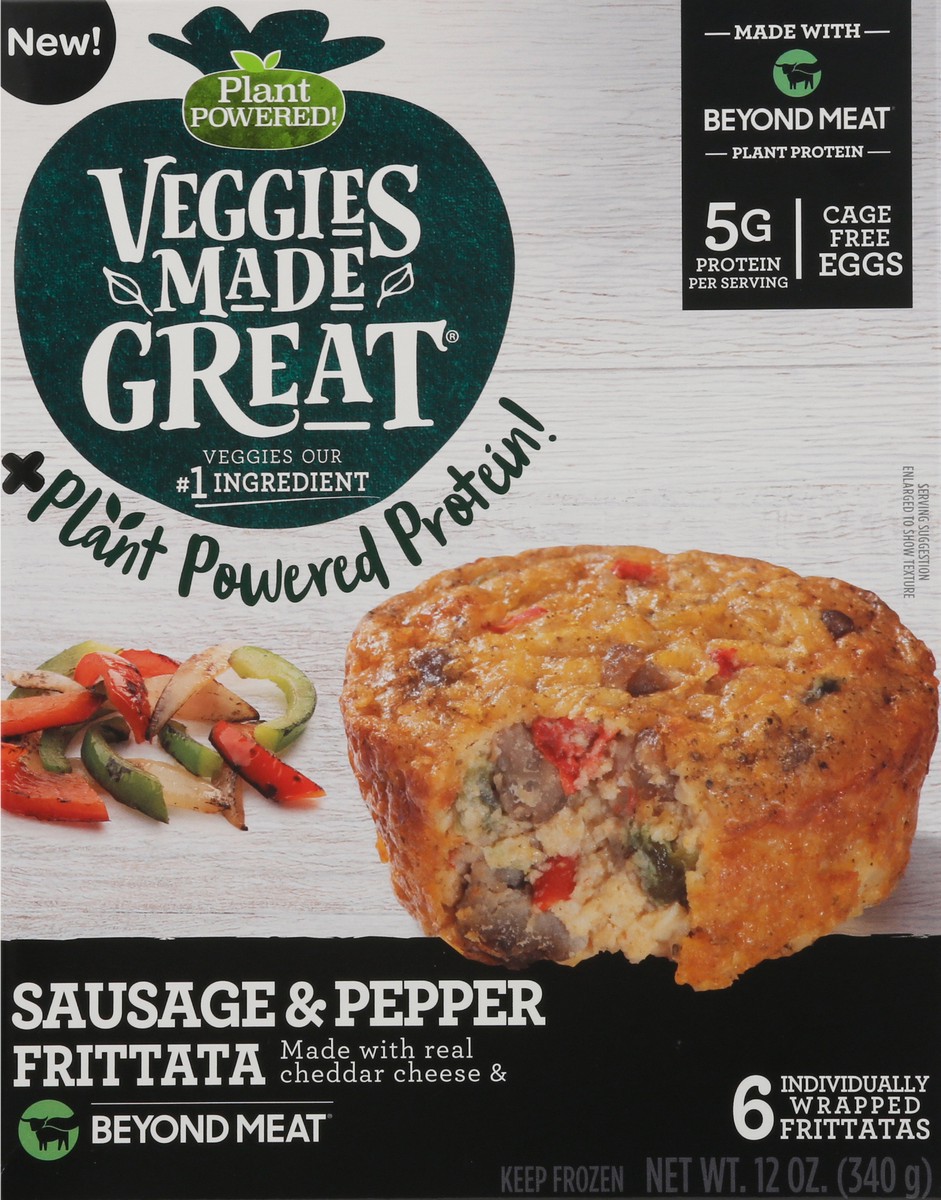 slide 15 of 15, Veggies Made Great Saus And Pepper, 12 oz