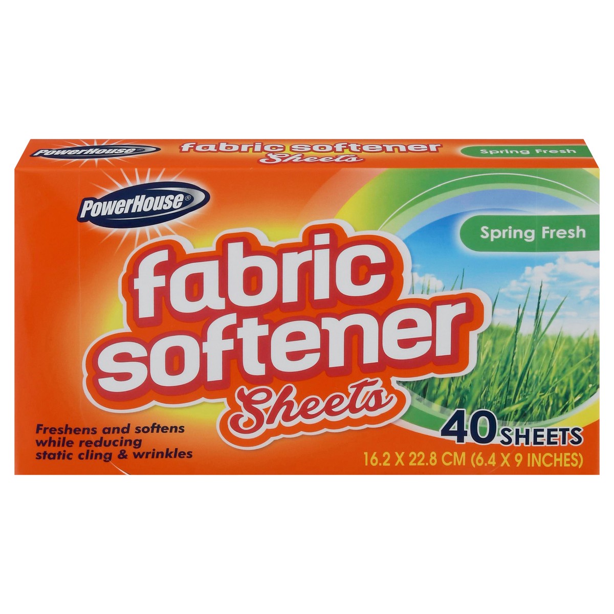 slide 1 of 12, PowerHouse Power House Fabric Softner Sheets, 40 ct