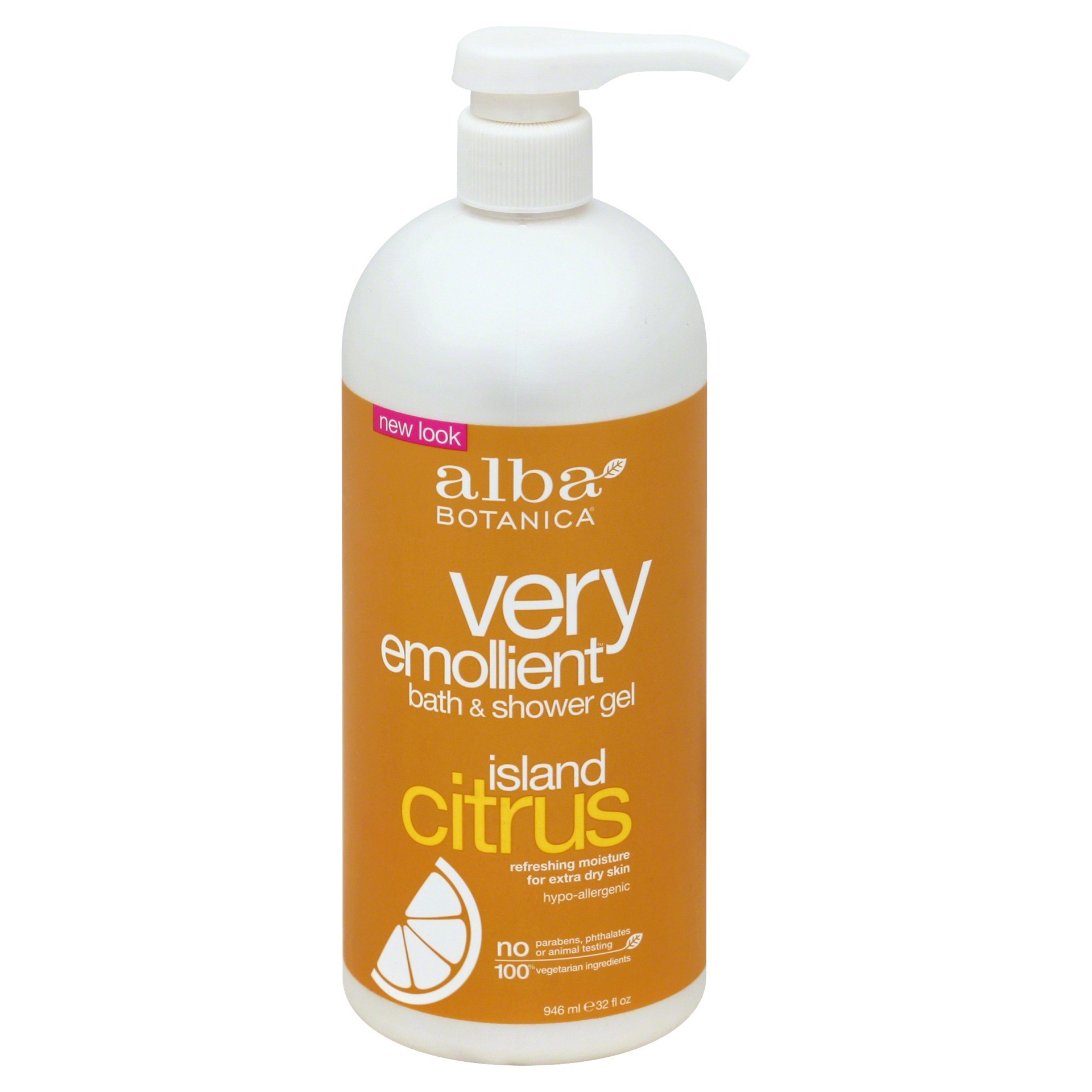 slide 1 of 6, Alba Botanica Bdy Bath Island Citrus, 32 oz