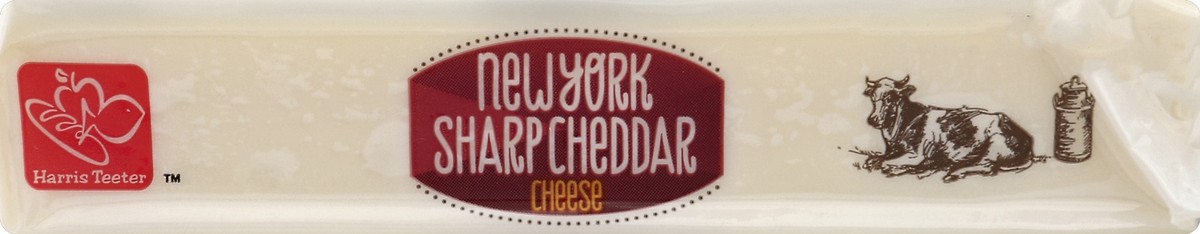 slide 5 of 5, Harris Teeter New York Sharp Cheddar Cheese, 8 oz