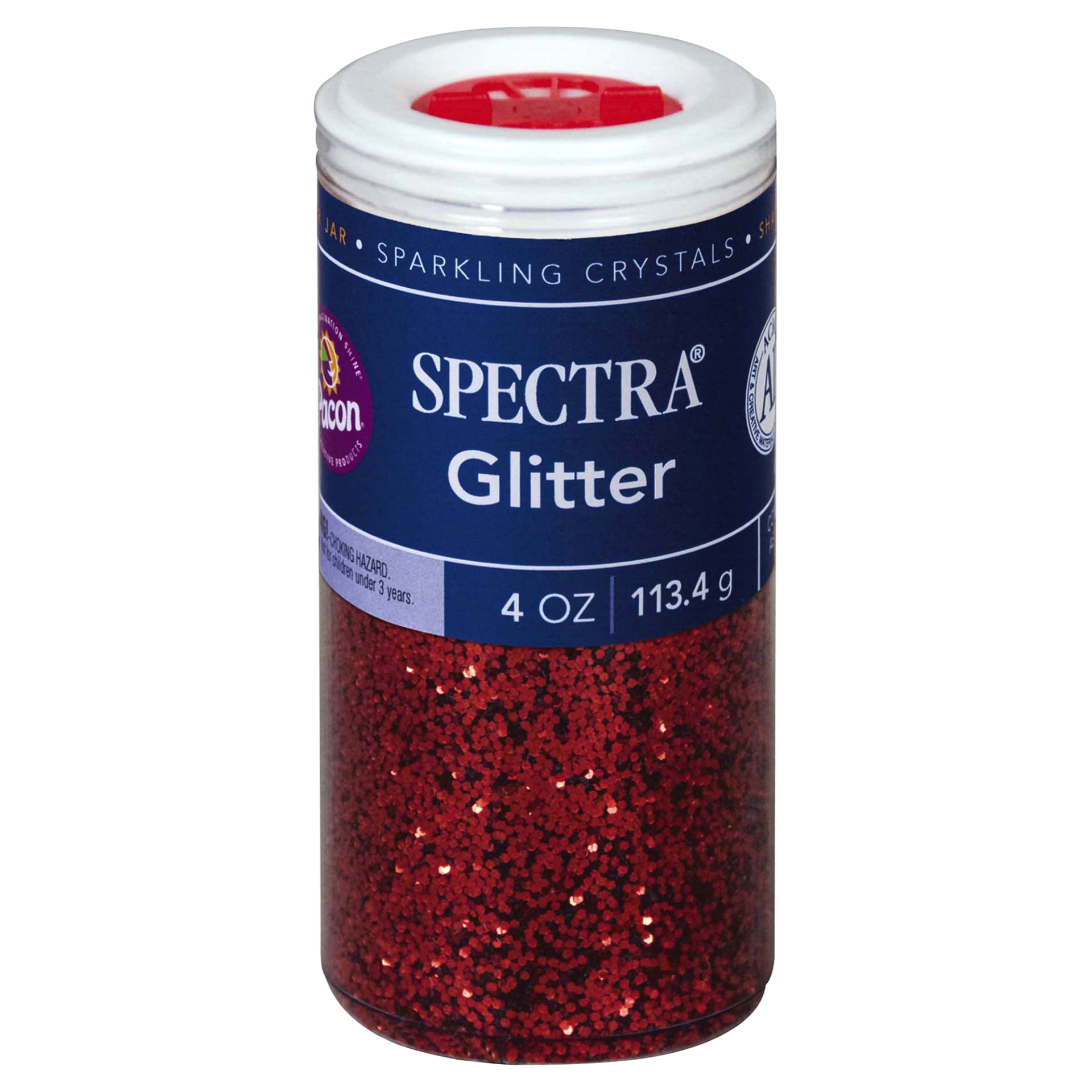 slide 1 of 1, Spectra Glitter, Red, 4 oz