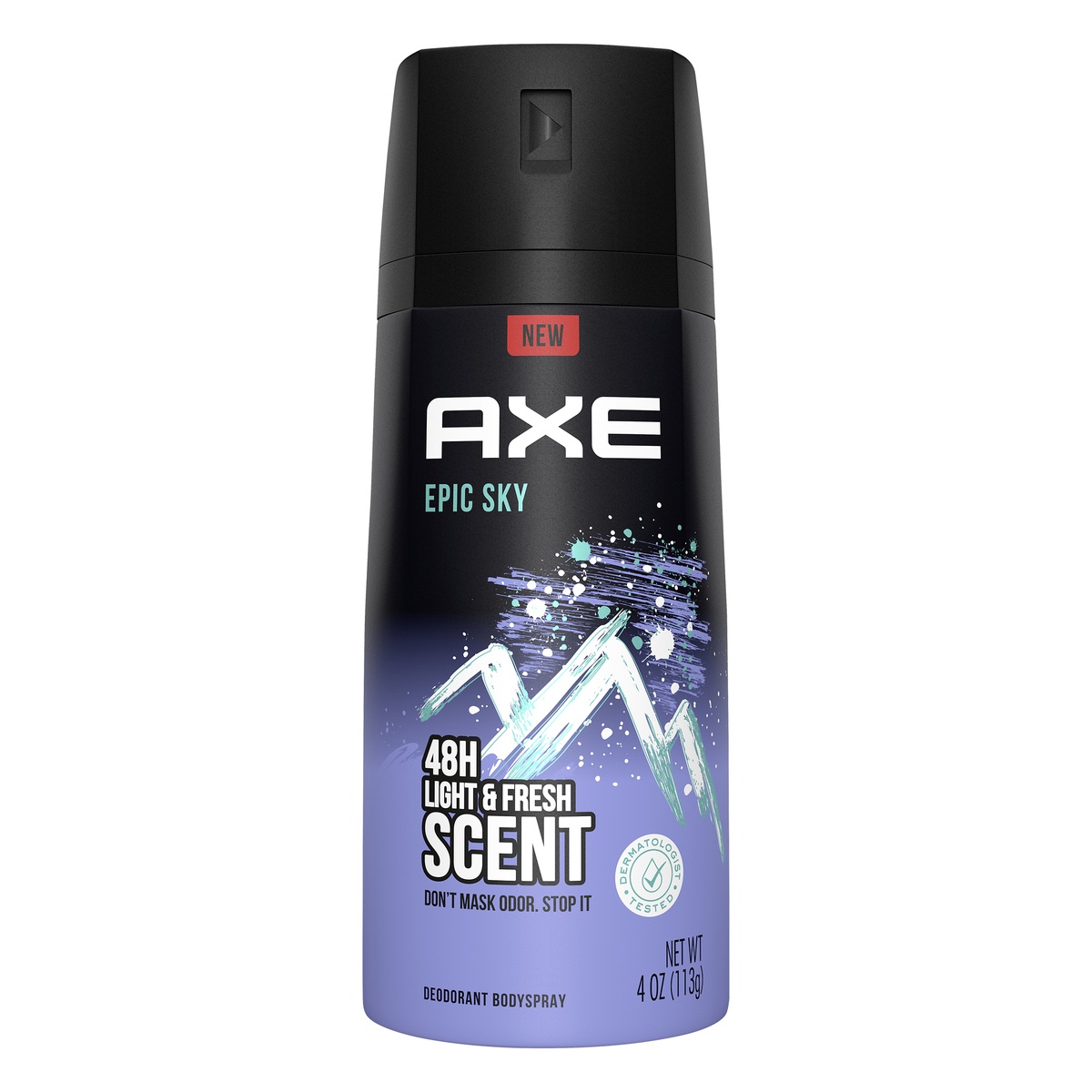 slide 1 of 1, AXE Deodorant Bodyspray Epic Sky Light & Fresh Scent, 4 oz