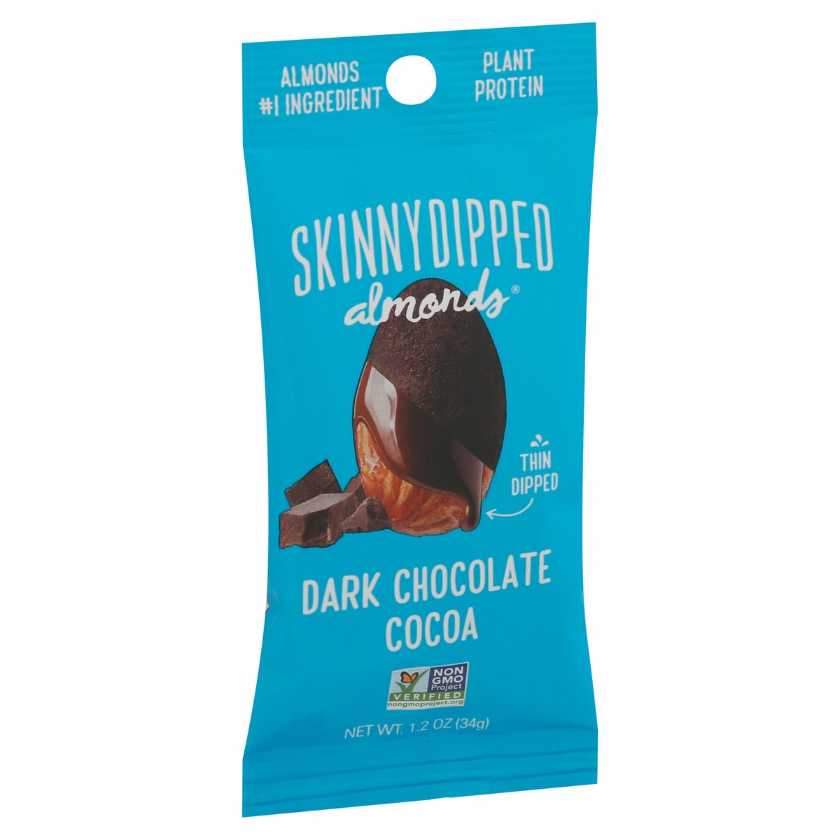 slide 7 of 9, SkinnyDipped Dark Chocolate Cocoa Almonds - 1.2oz, 1.2 oz